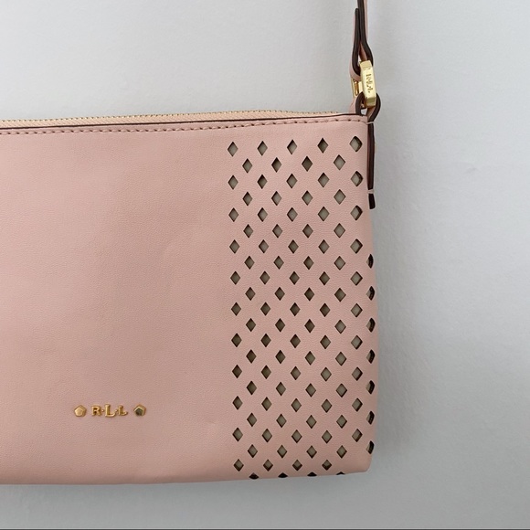 Ralph Lauren Tasmine Perforated Crossbody Bag - Picture 5 of 11